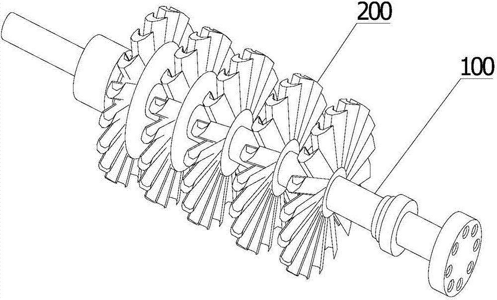 汽轮机的转子,汽轮机和原动机设备