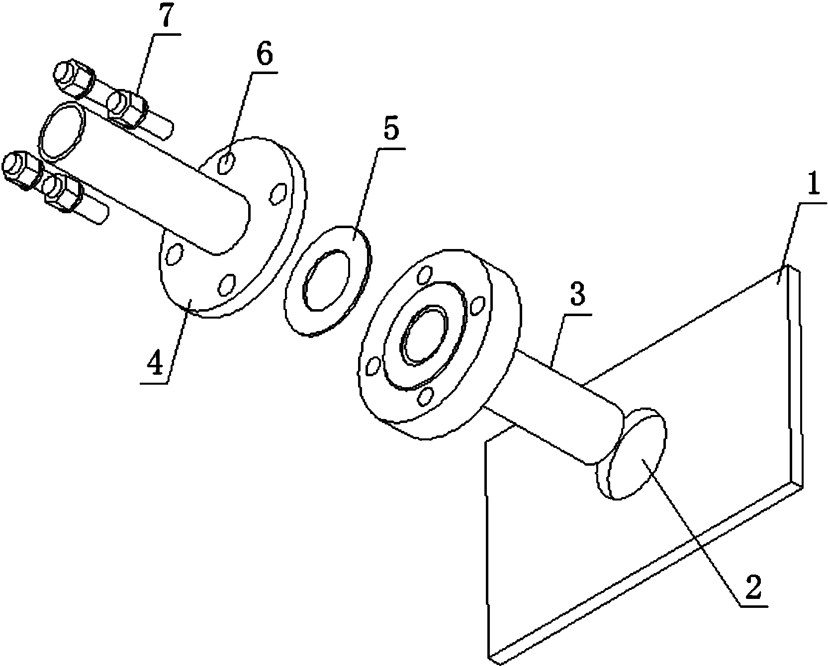 一种船用单面座板的安装装置