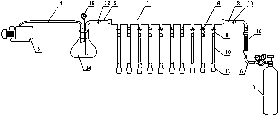 实验室用抽真空充惰性气体系统