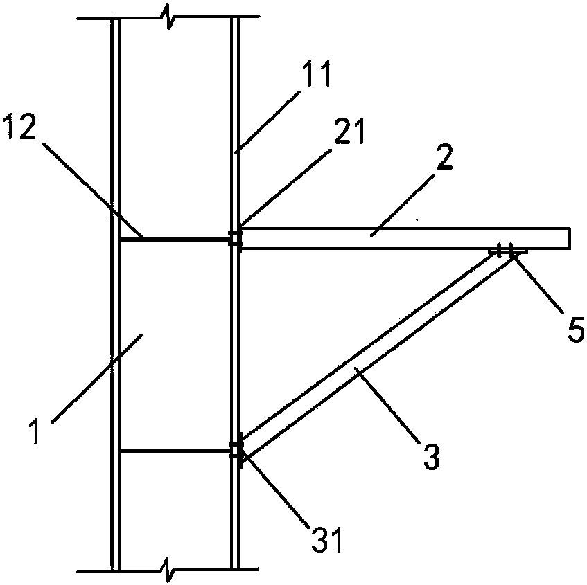 cn208105482u_一种便于安装的三角吊架结构有效