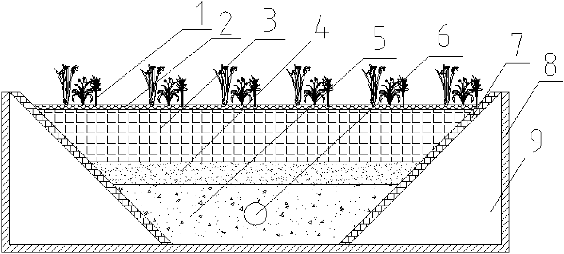 屬於城市排水的生物滯留設施結構領域