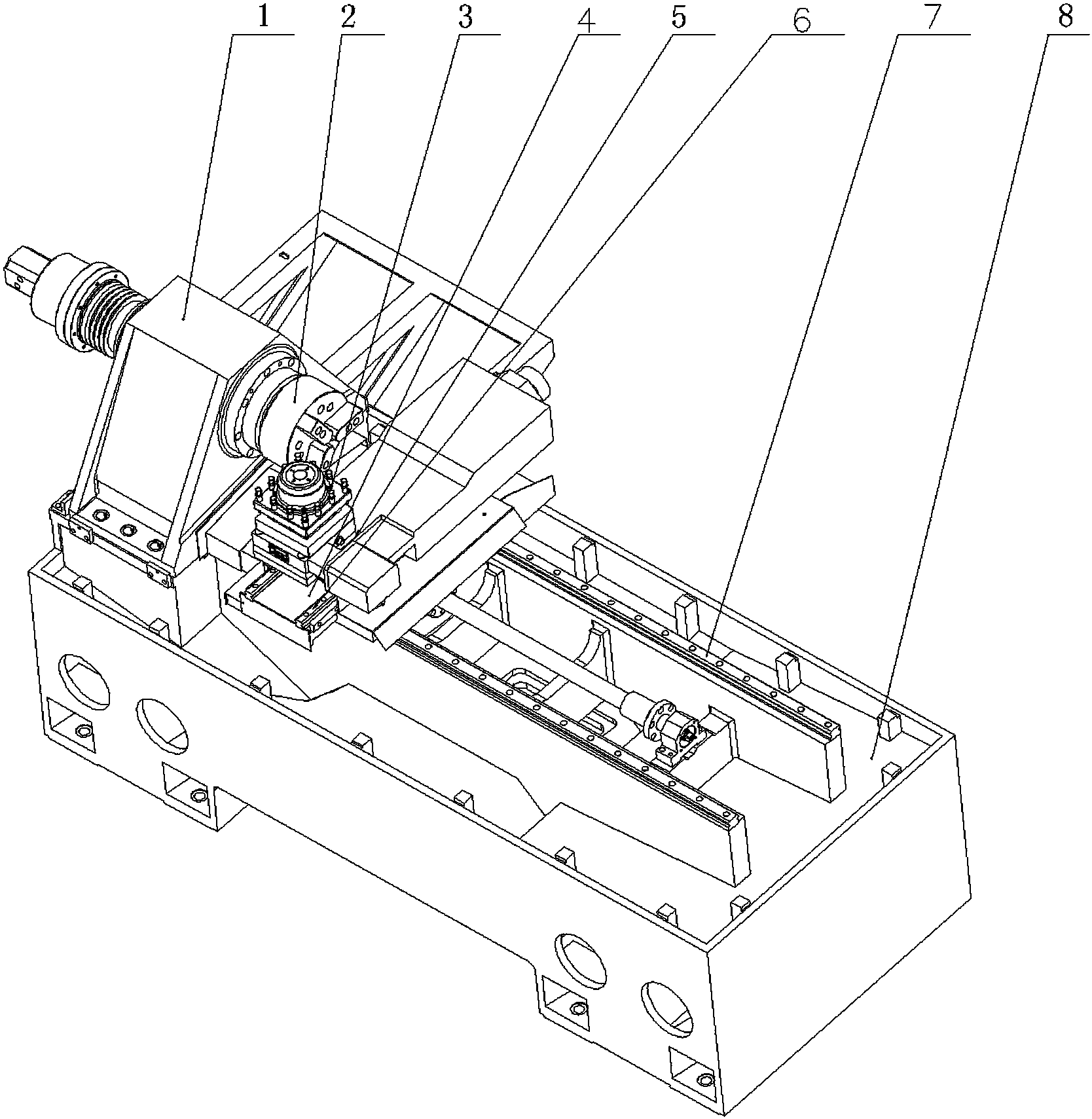一种数控卧式车床