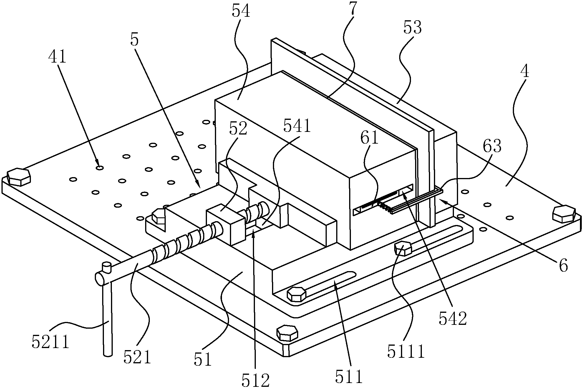 对原有的激光打标机主体部件进行改造,其结构复杂,改造成本较高的问题