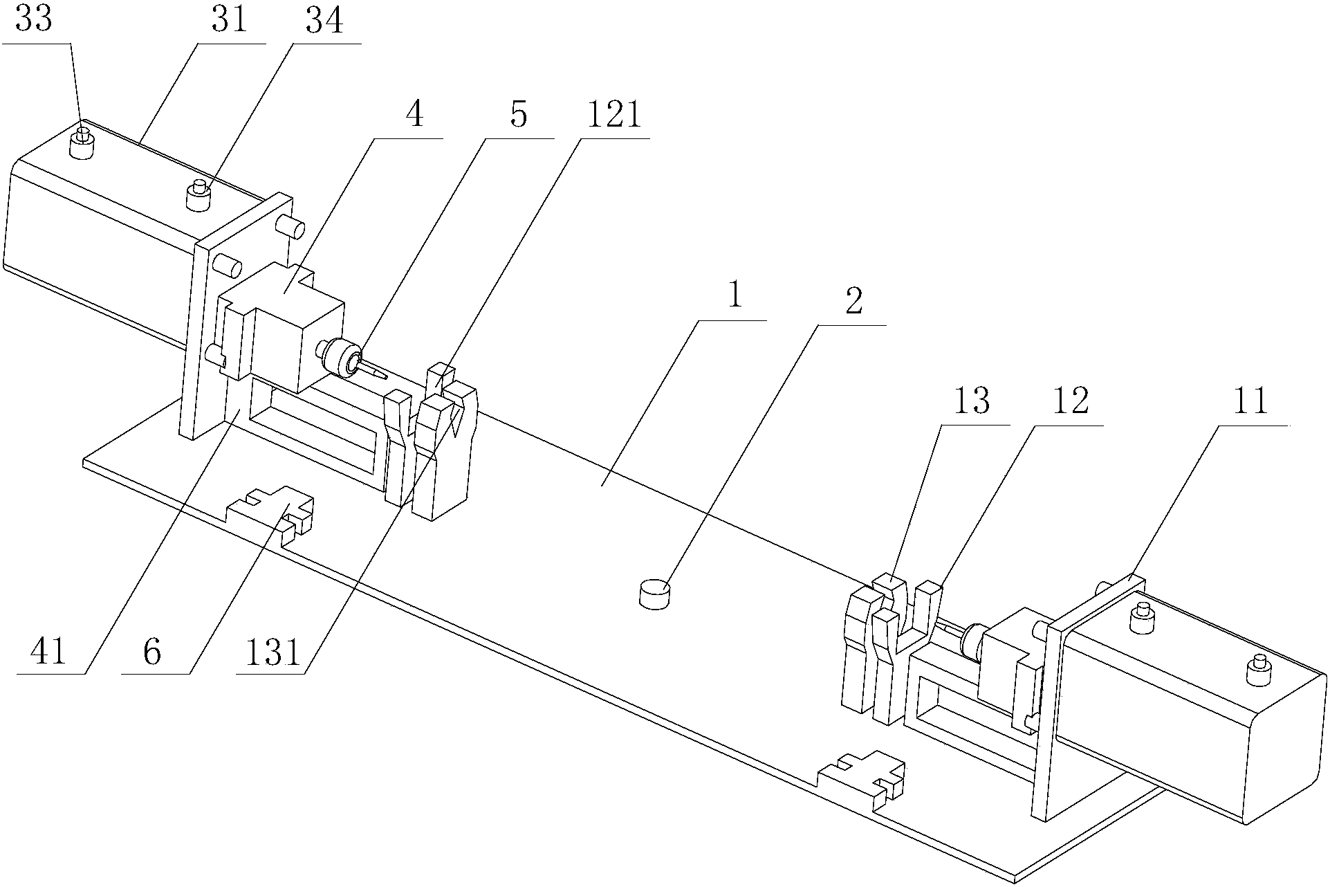 cn208117174u_一种手套箱总成轴安装工装有效