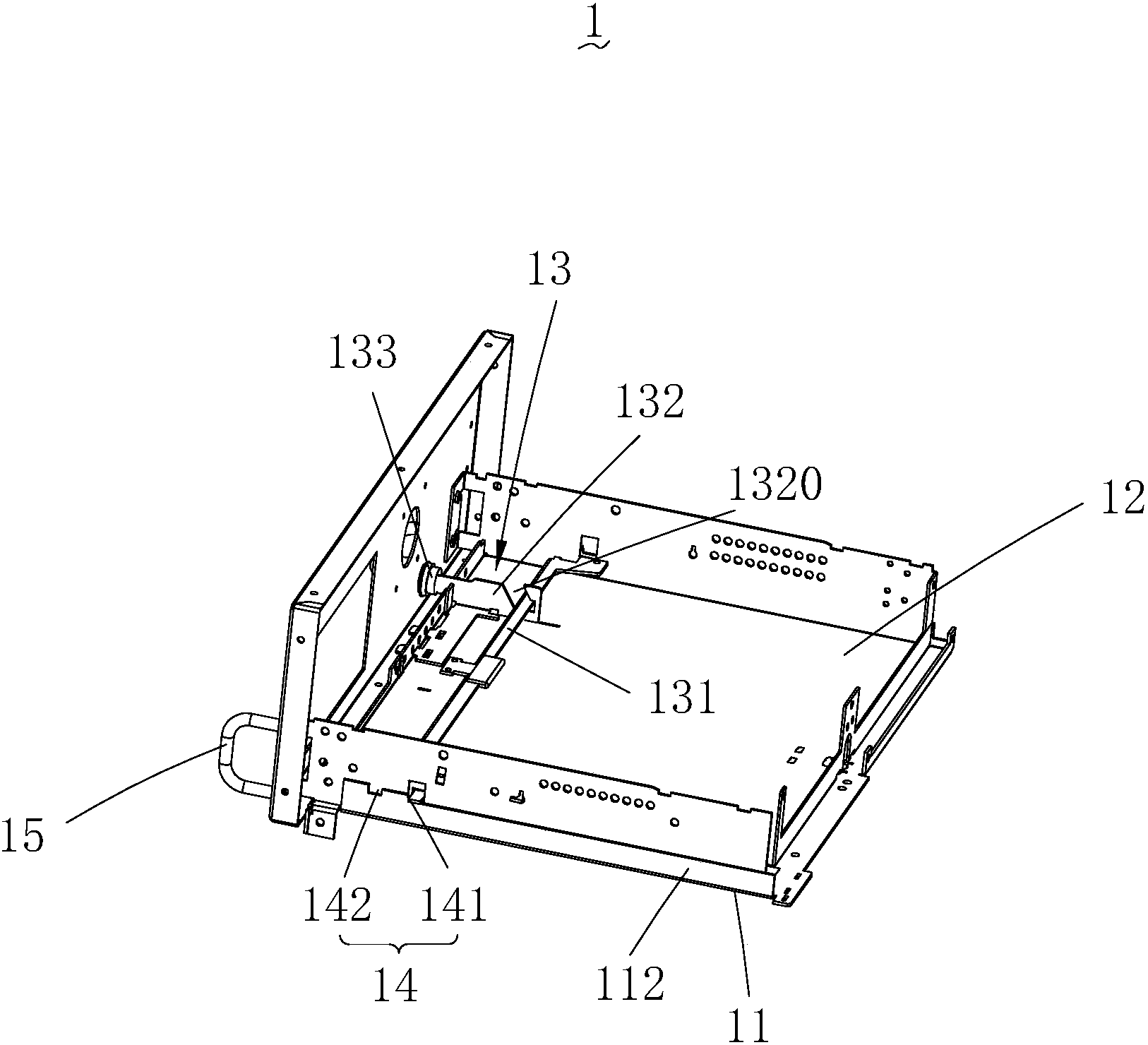 cn208127737u_新型低压开关柜抽屉结构有效