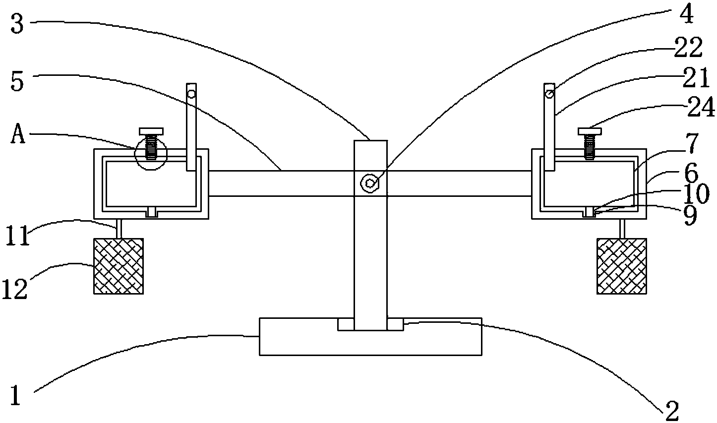 cn208130483u_一种供多人玩耍的跷跷板有效