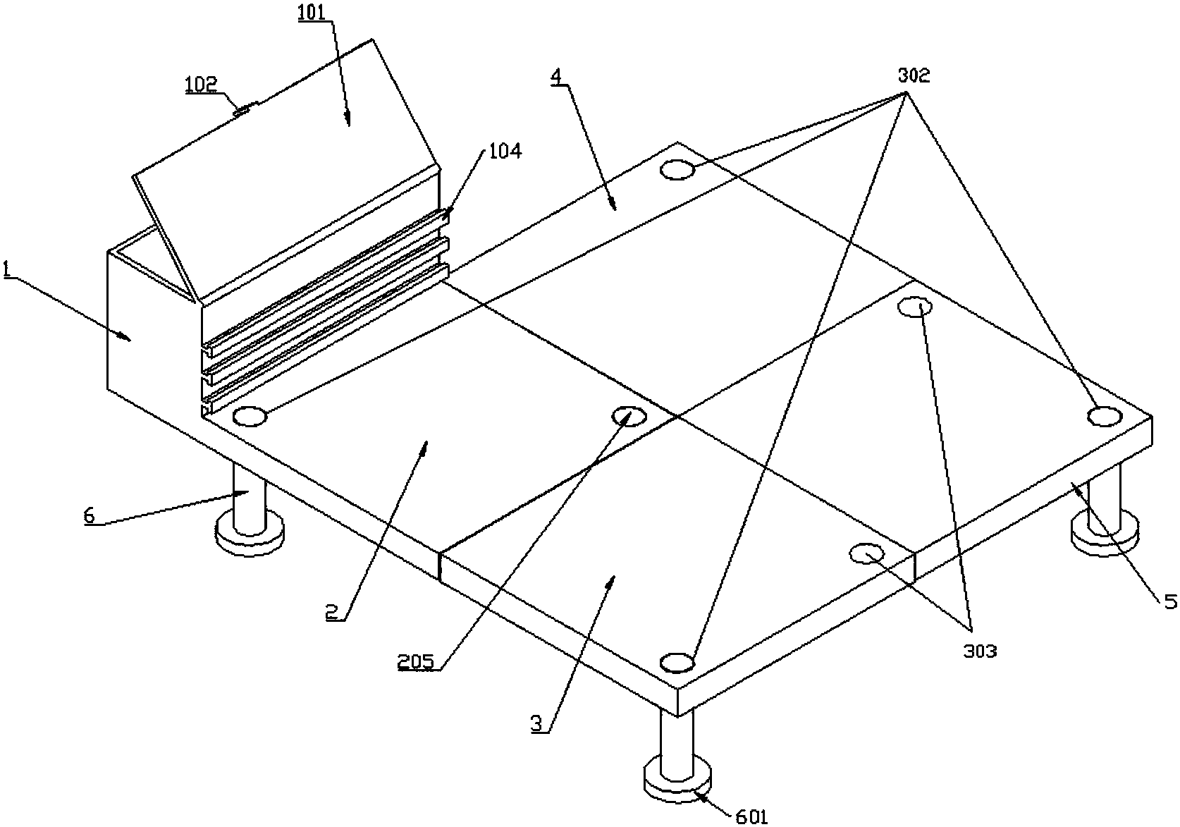 一种学前教育专业用多功能画板