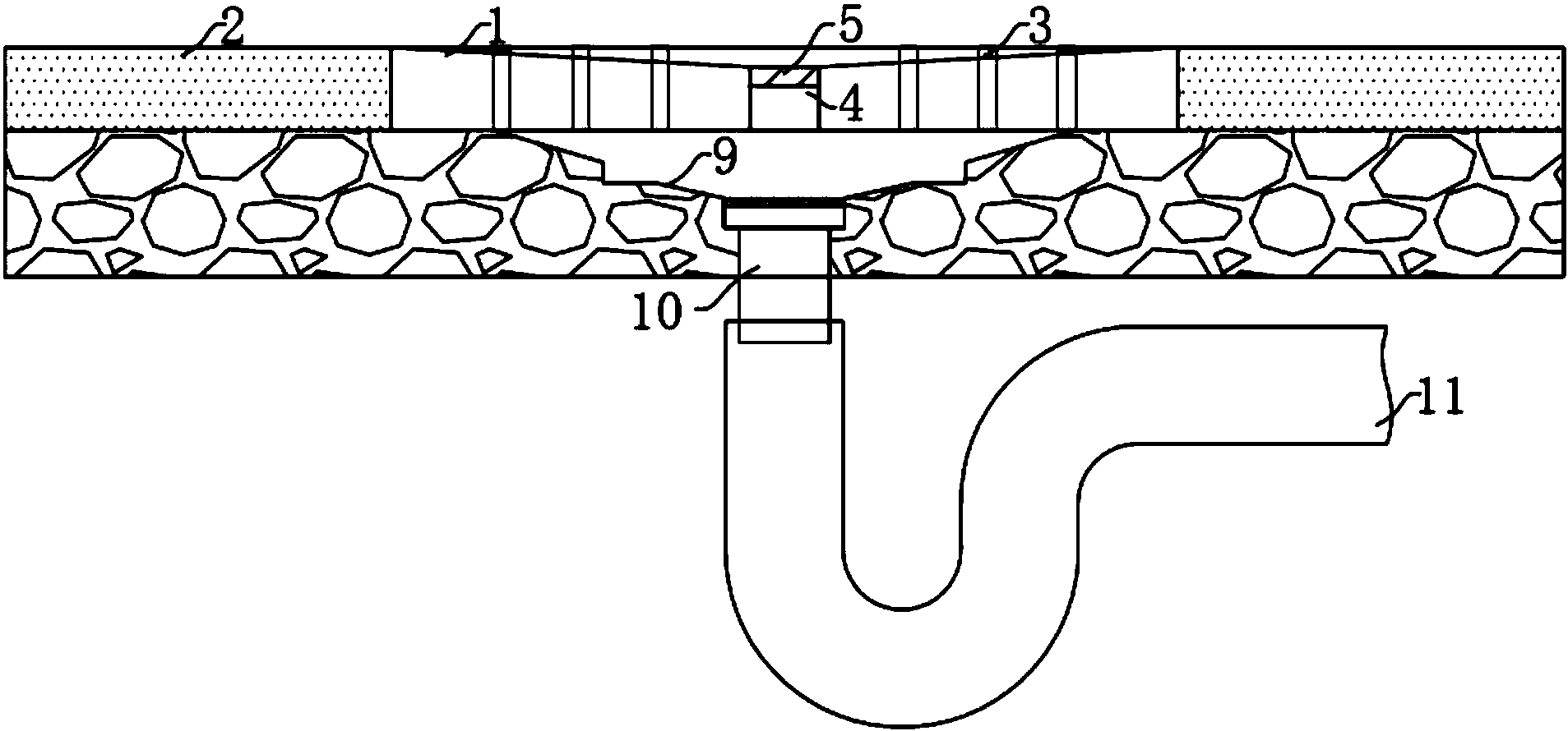 cn208137098u_一种洗澡间用排水装置有效