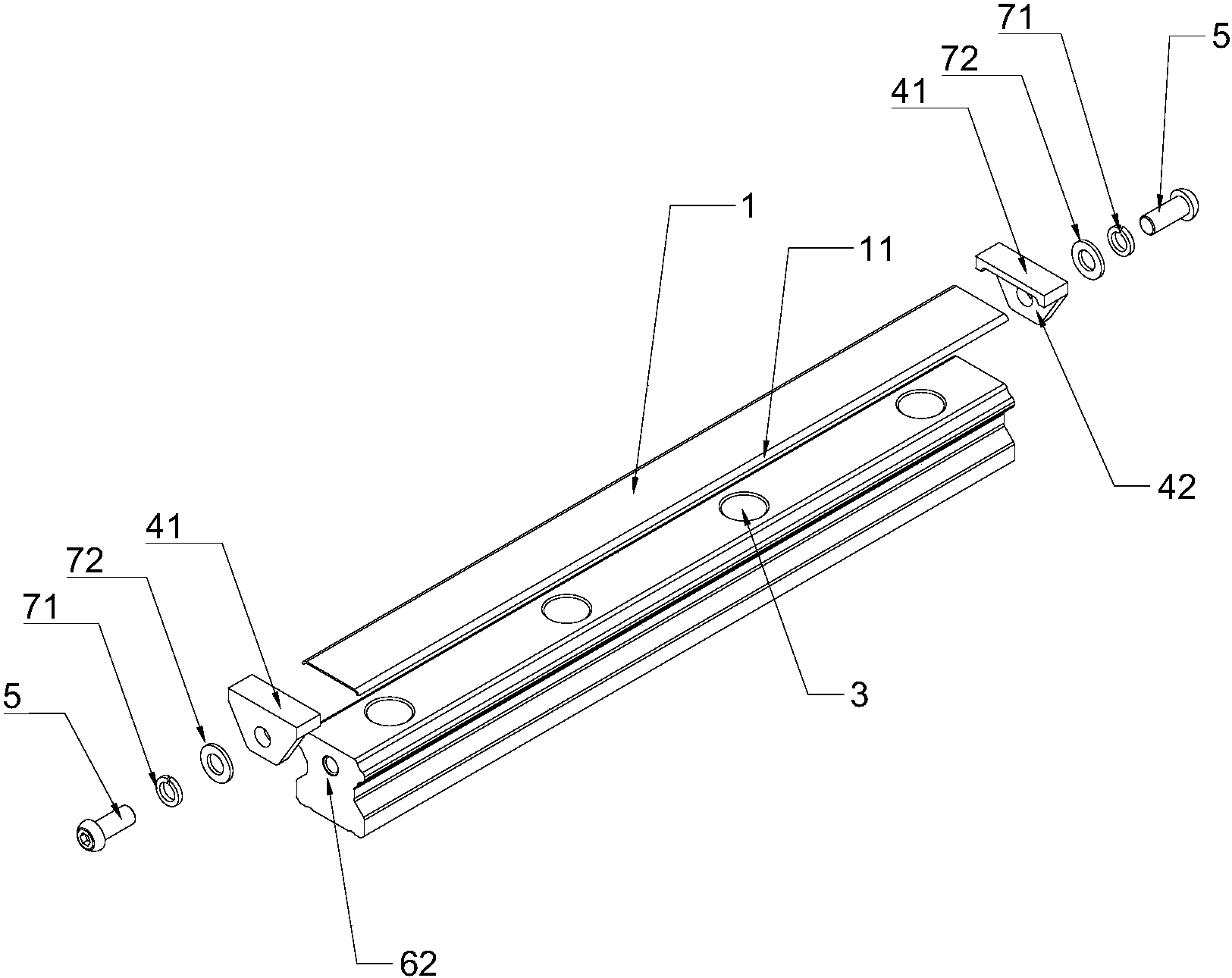 cn208153541u_一種線性滑軌防塵帶有效