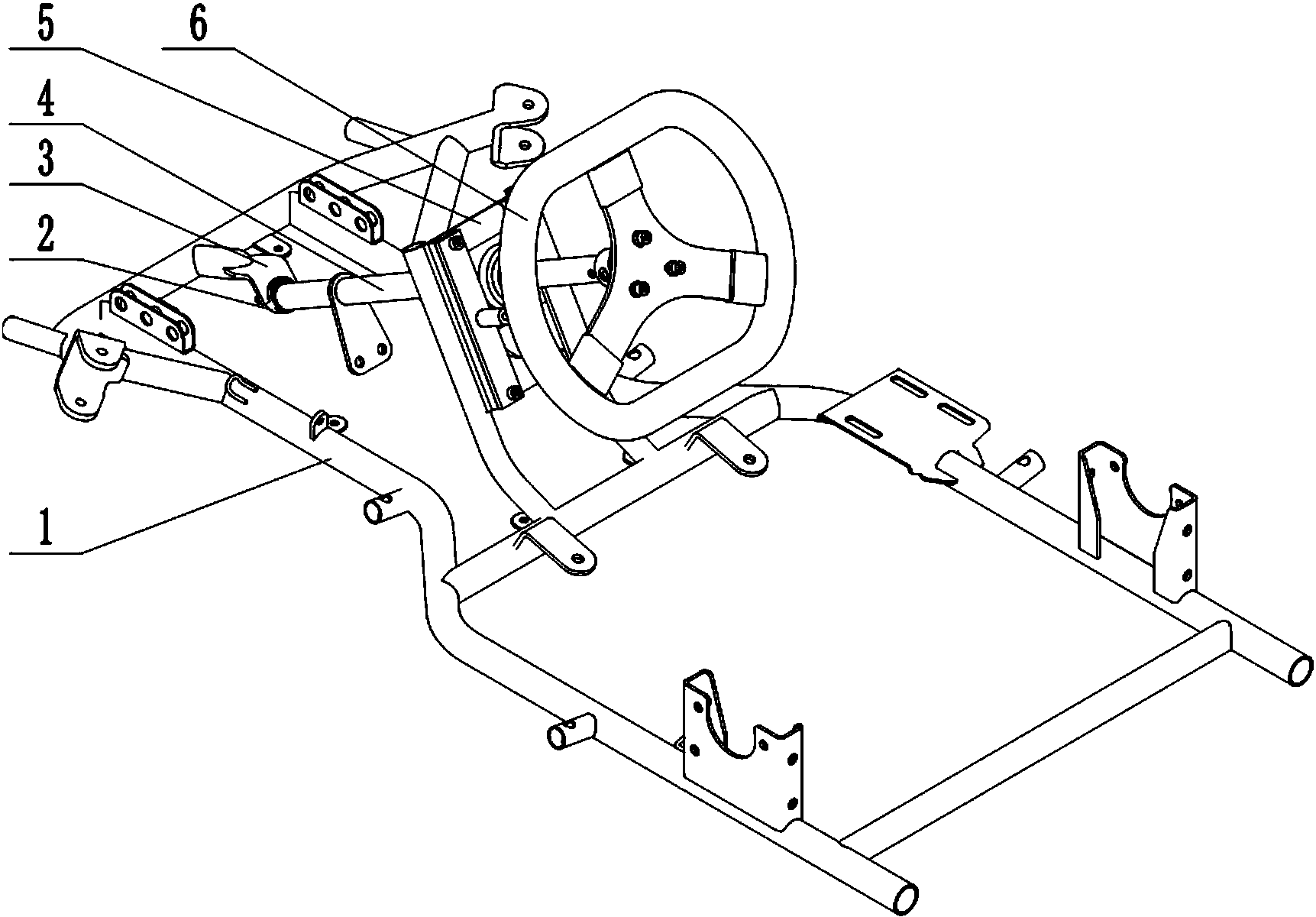 一种方向盘角度调节机构