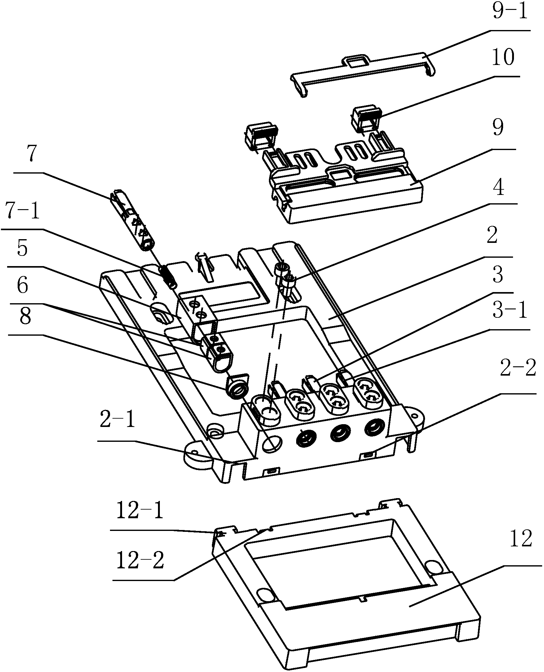 cn208172058u_一种电表箱用组合式插接件有效