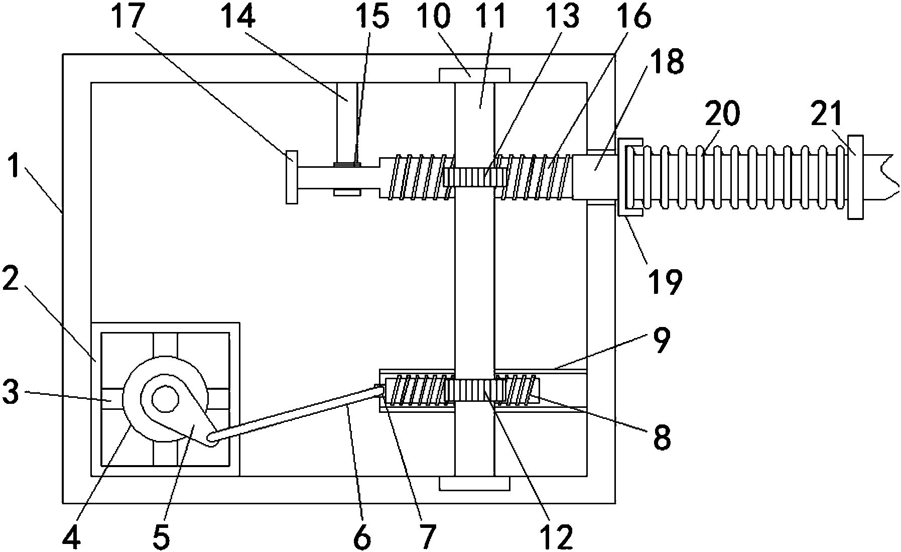cn208194642u_一种选矿摇床传动机构有效