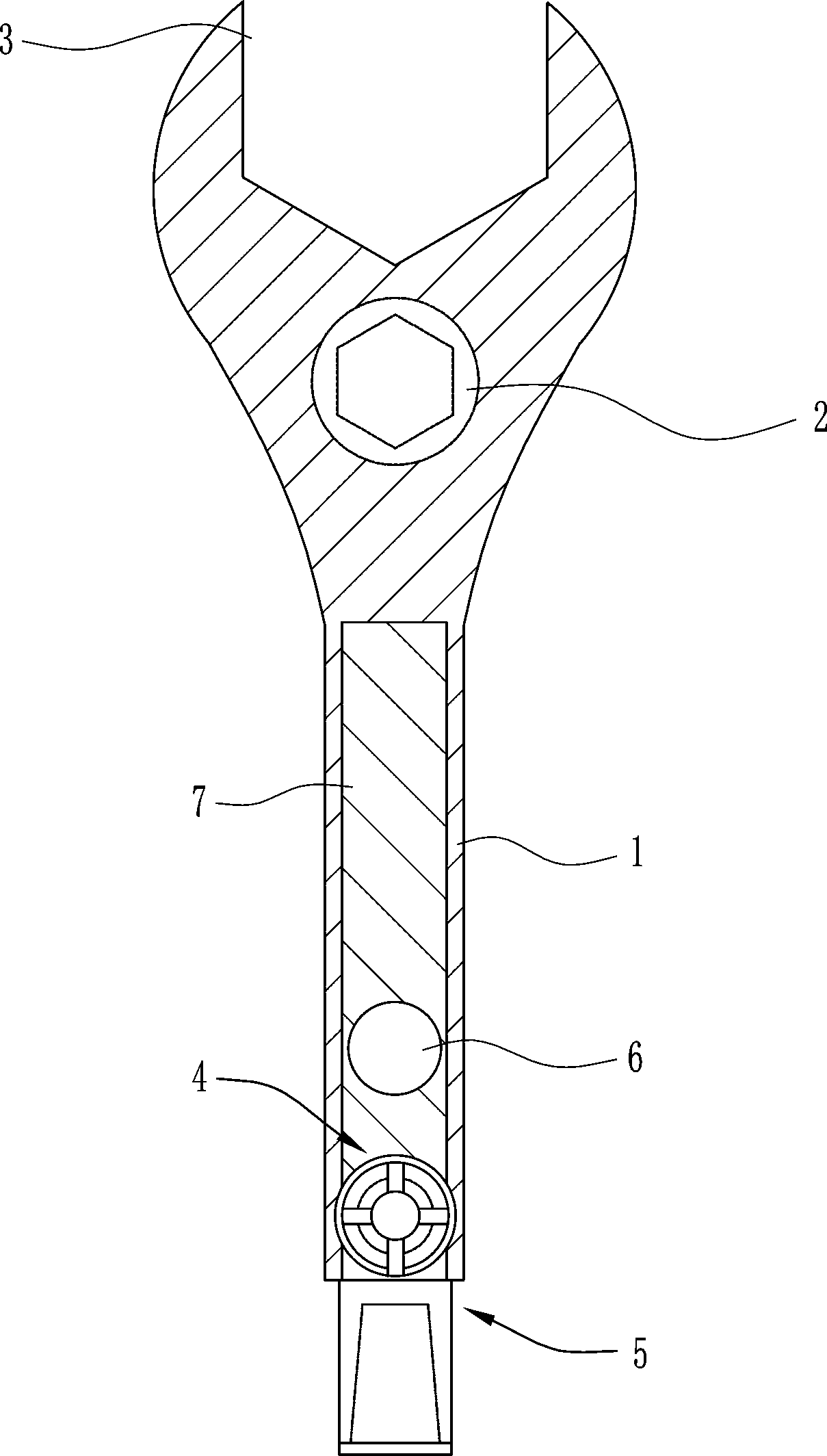 cn208196631u_一種消防用便於攜帶的消防扳手有效