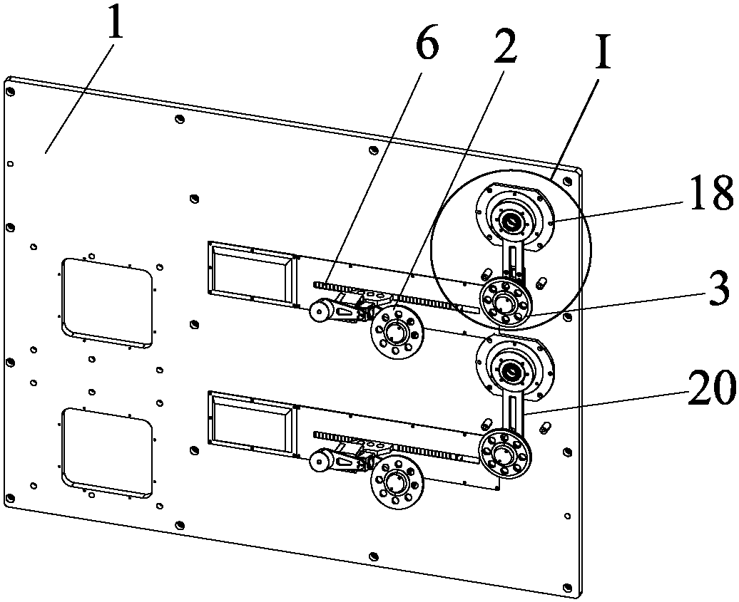 cn208196920u_一种切片机的收放线工装结构有效