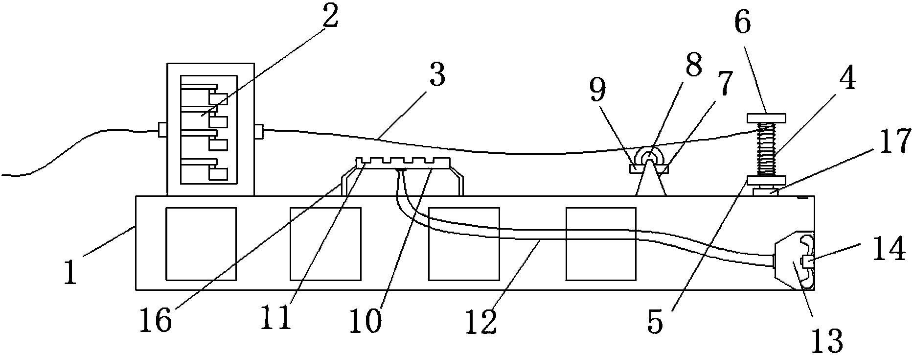 cn208200007u_一种新型纺纱绕线器有效