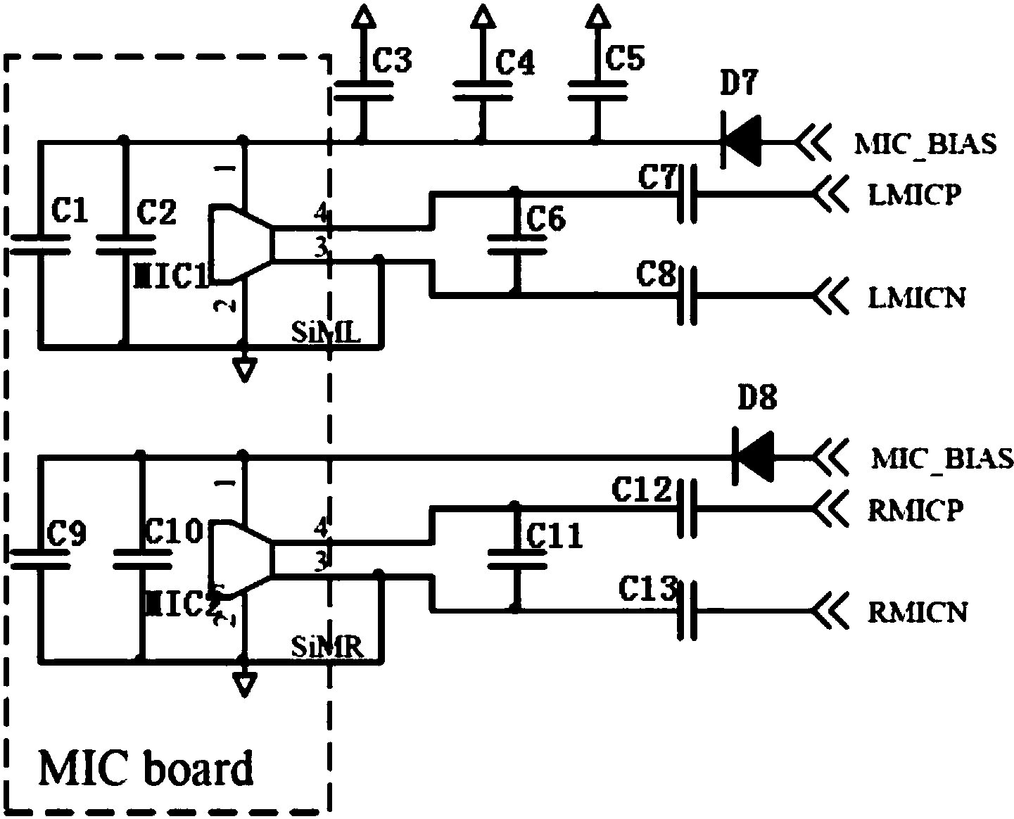 cn208210276u_一种硅麦克风输入电路有效