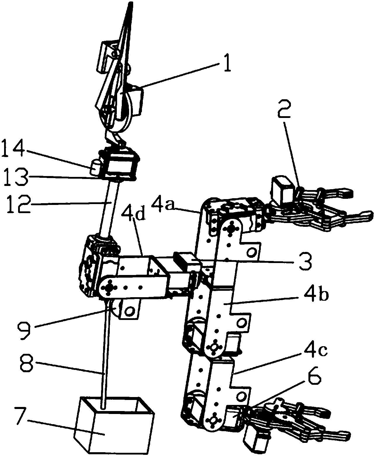 cn208210794u_一種用於採摘樹生果實的攀爬機器人有效