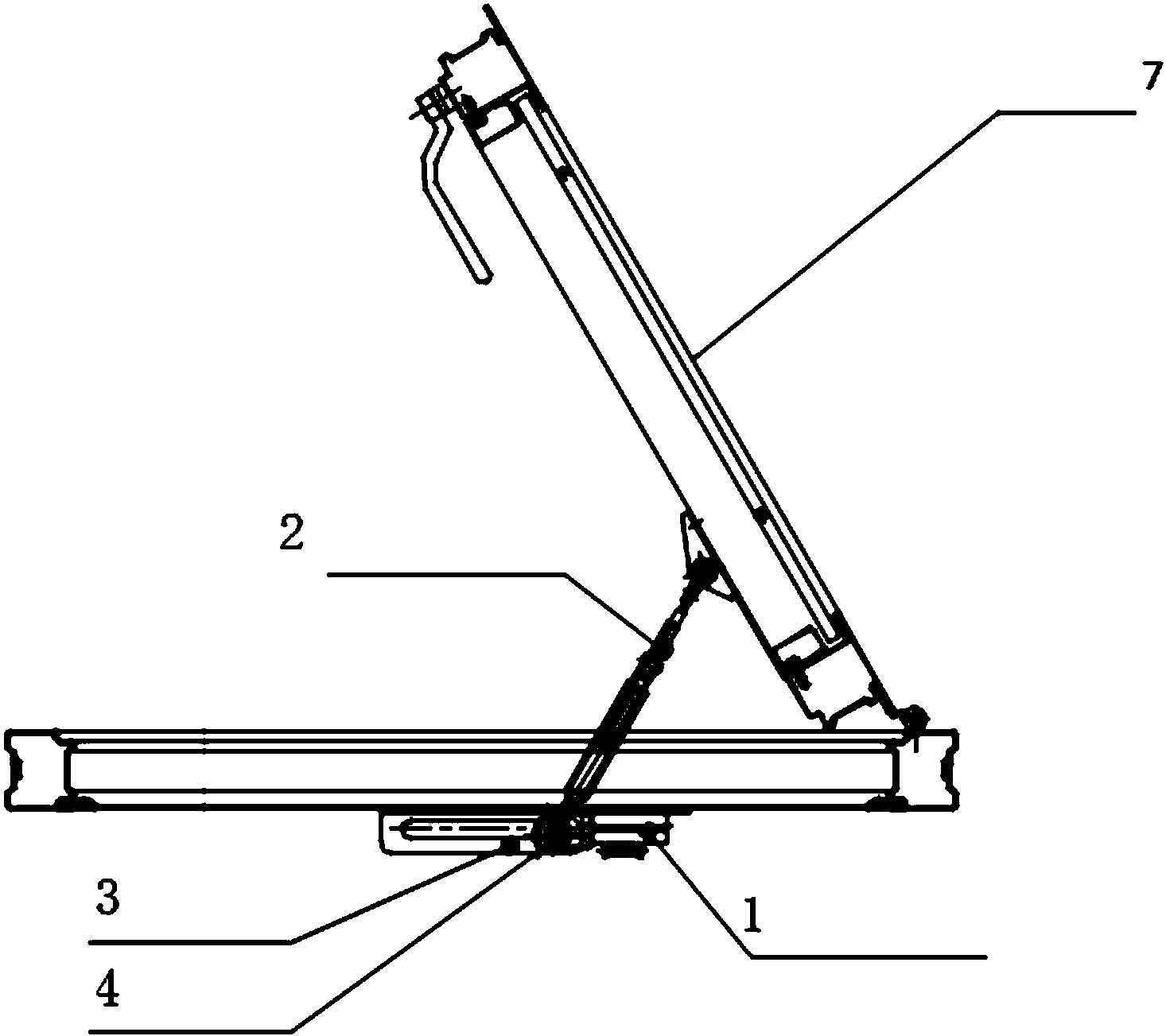 可调式温控支撑杆及全型材钢质活动防火窗