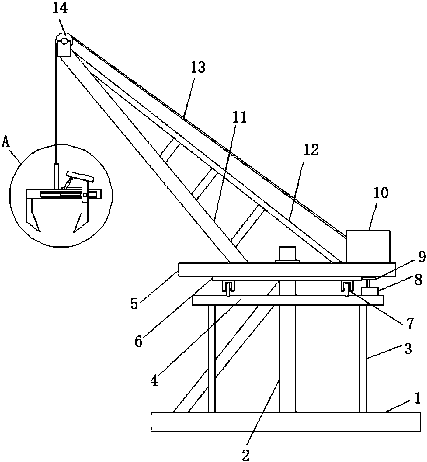 cn208279193u_一种装修用吊机有效