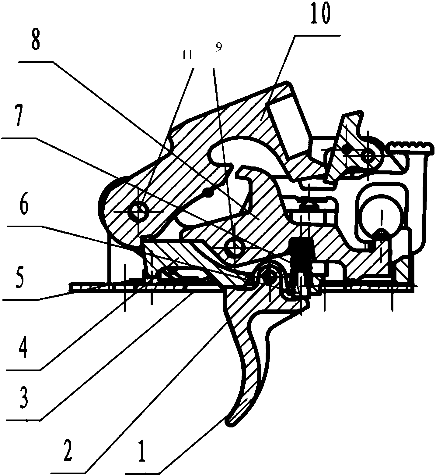 一种自动步枪的发射机构