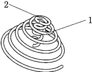 cn208286266u_一种立体双螺旋时长加长型线香有效
