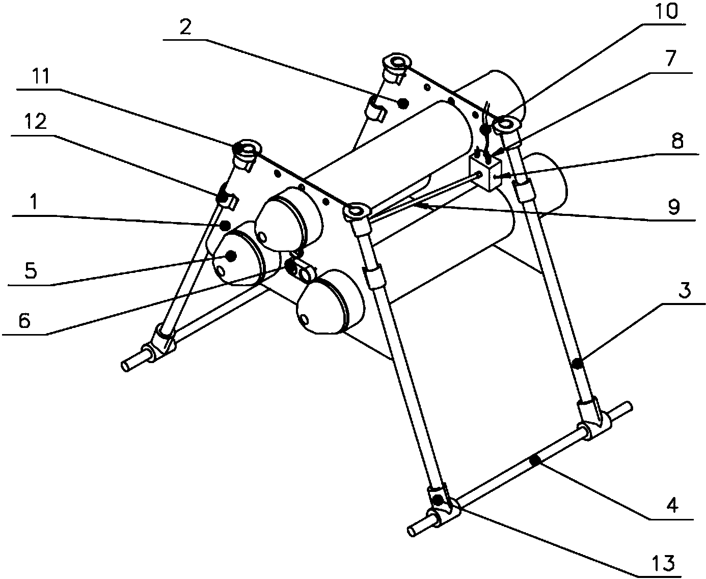 多旋翼无人机机载消防灭火吊舱
