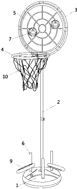 cn208287432u_一種多功能兒童籃球架玩具有效