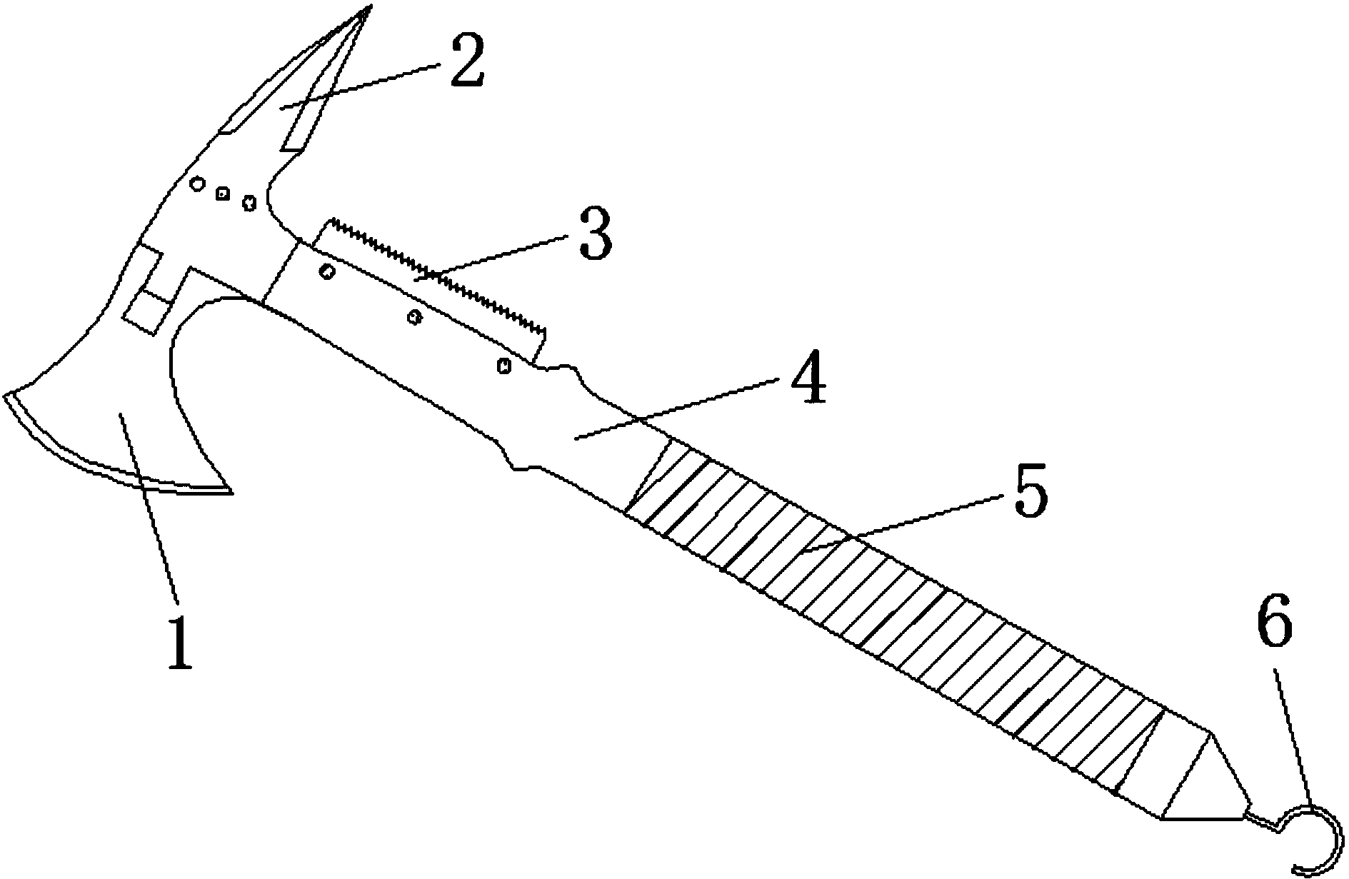 一种便于拆装更换的消防斧