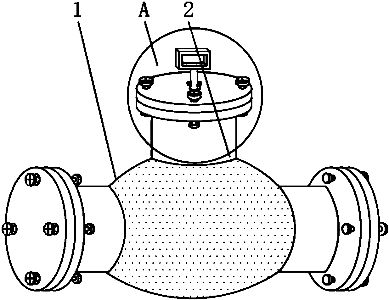 cn208295205u_一種熱供專用便捷式單向閥有效