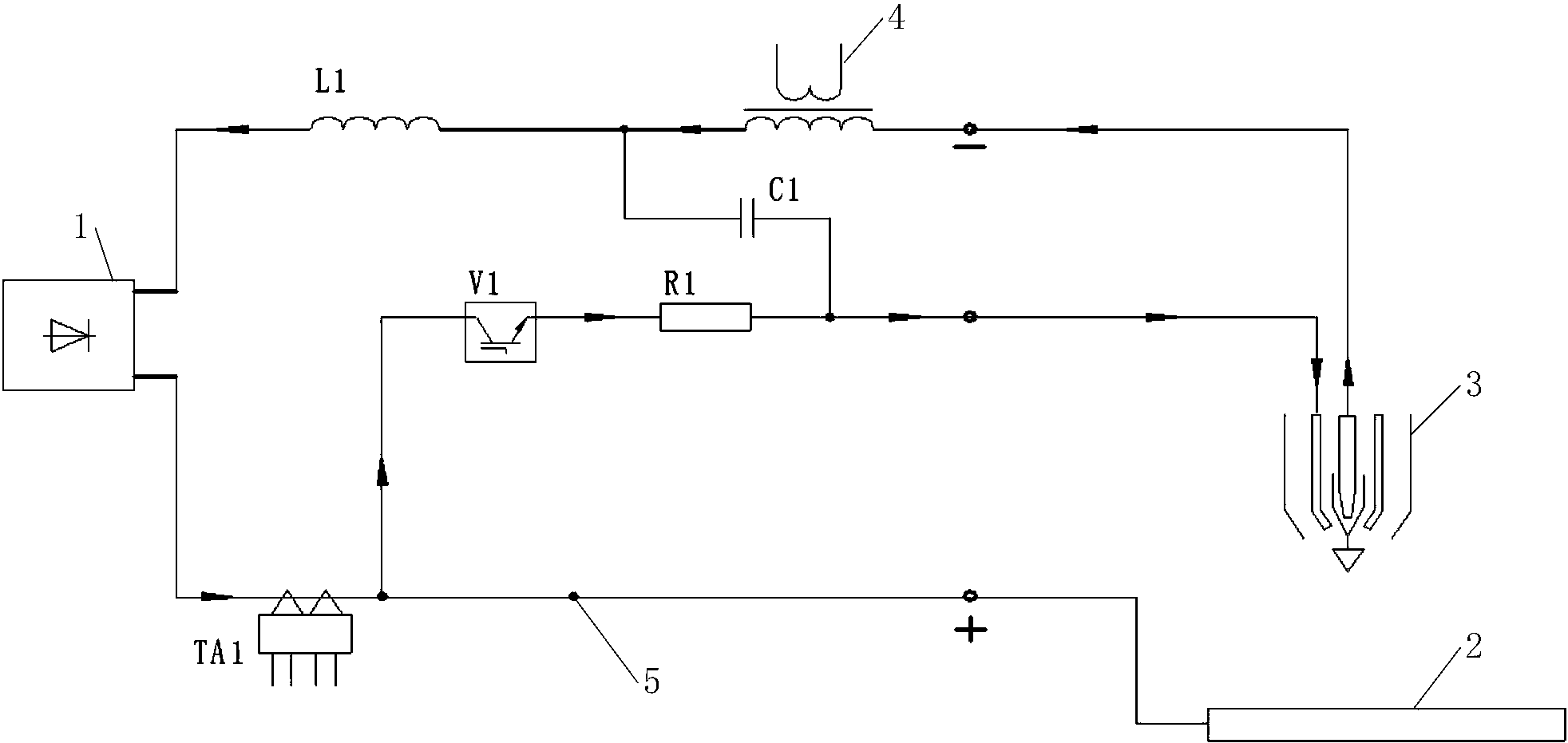 一种空气等离子切割机引弧电路