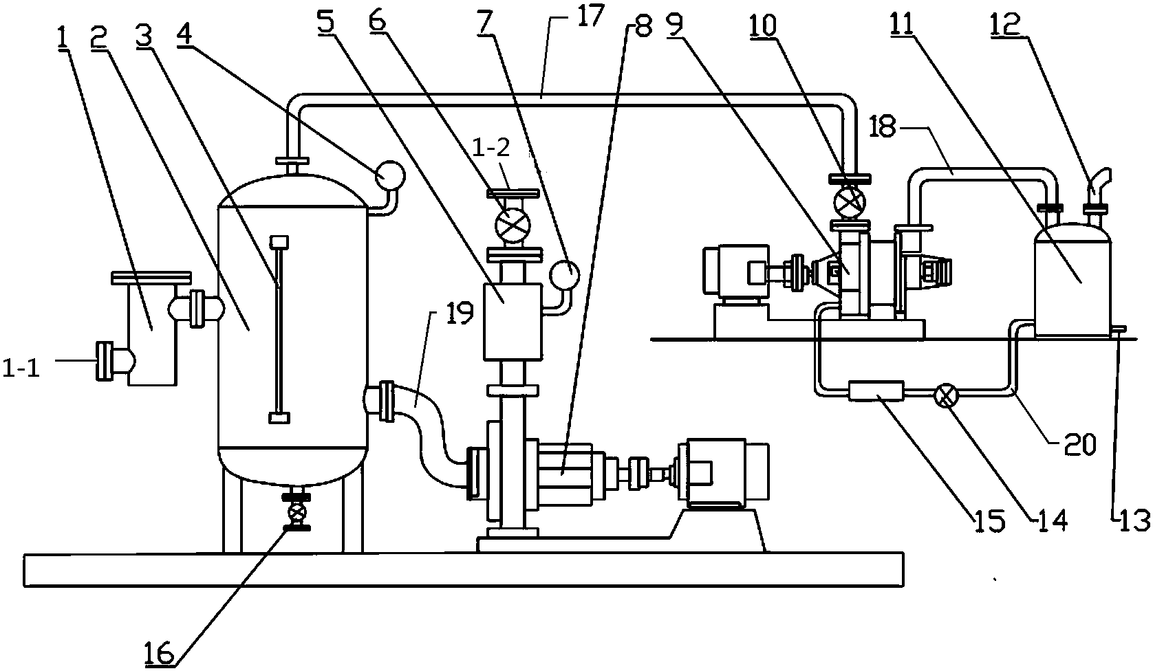 cn208330762u_一种便捷组装的真空引水系统失效