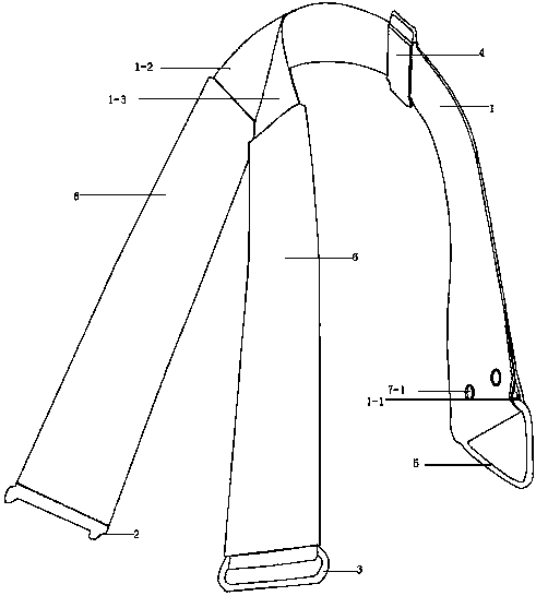 cn208339993u_体育锻炼用拉力腰带有效