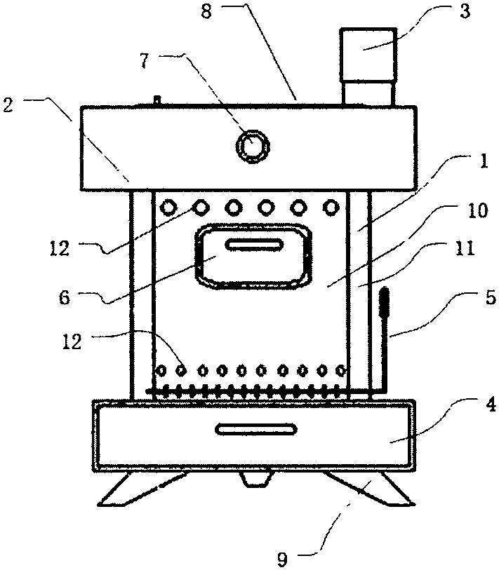 无烟炉原理图纸图片