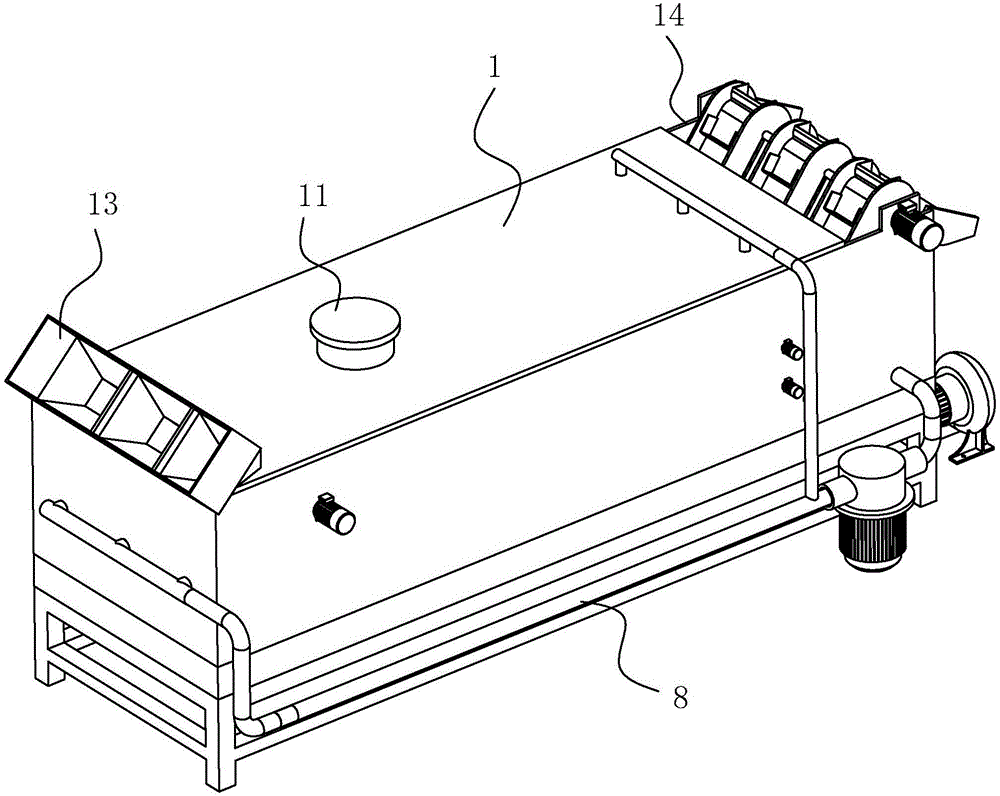一种多通道蒸煮水果预煮机