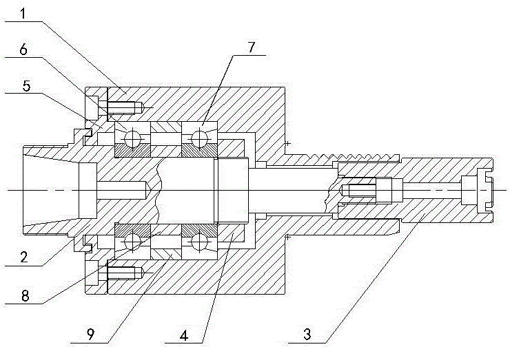 一种用于车铣复合加工中心的轴向动力刀座