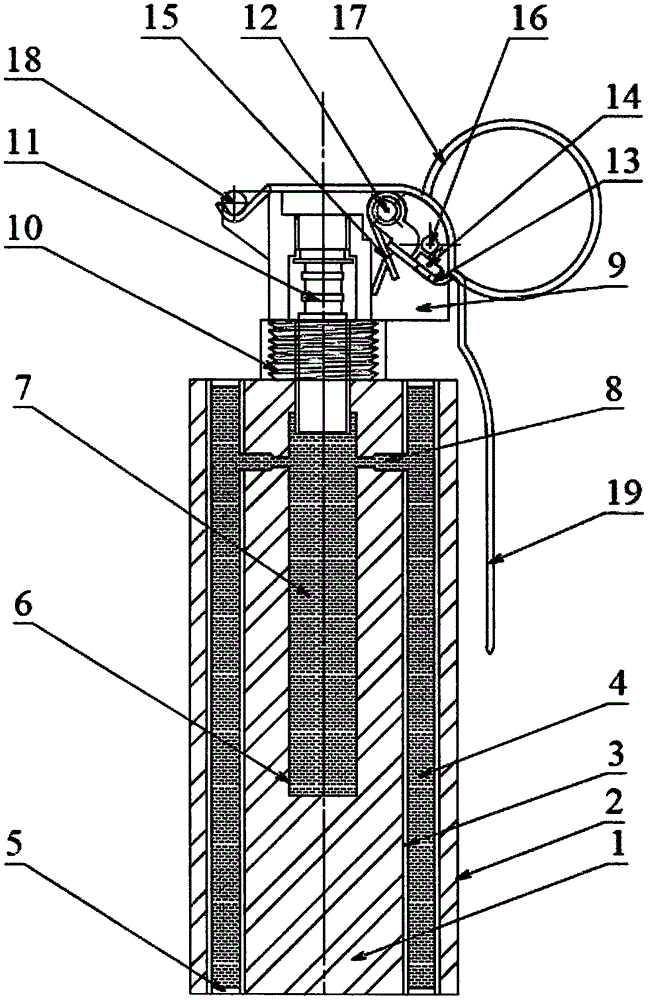 安全型多响爆震弹