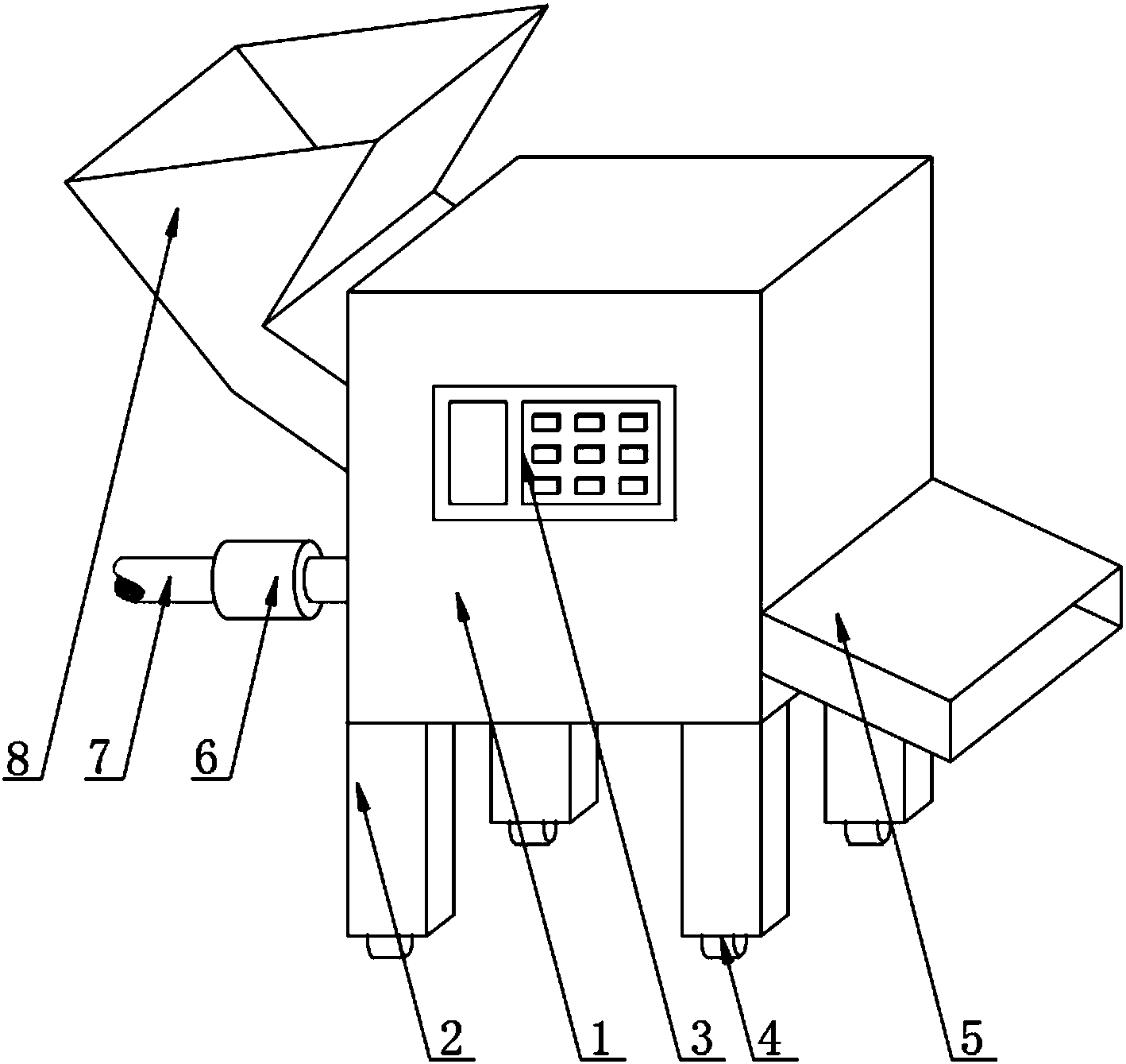 一种高效率土豆切片机