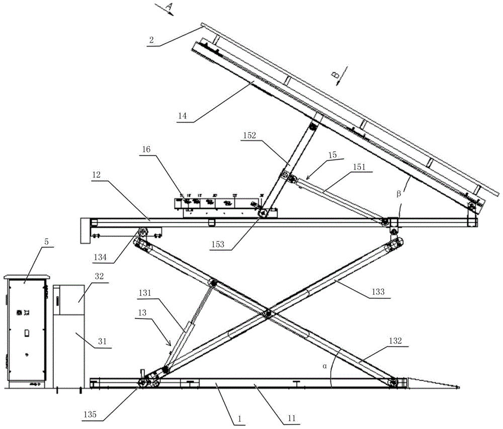 一种可移动的太阳能光伏车棚
