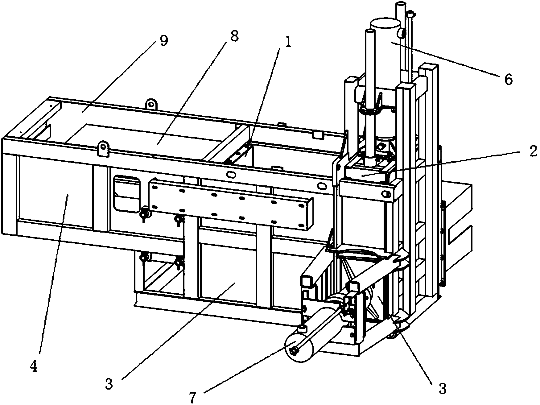 一种可变包型的液压方捆压捆机构