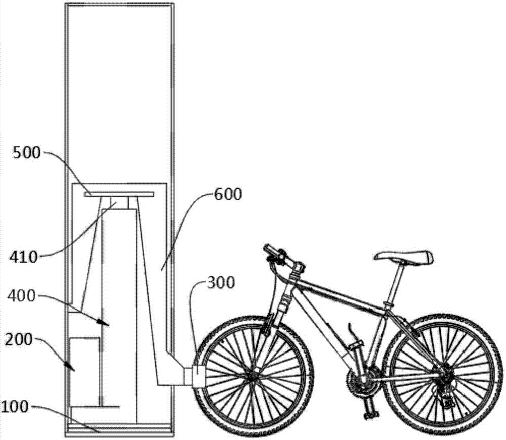 自行车停车架设计说明图片