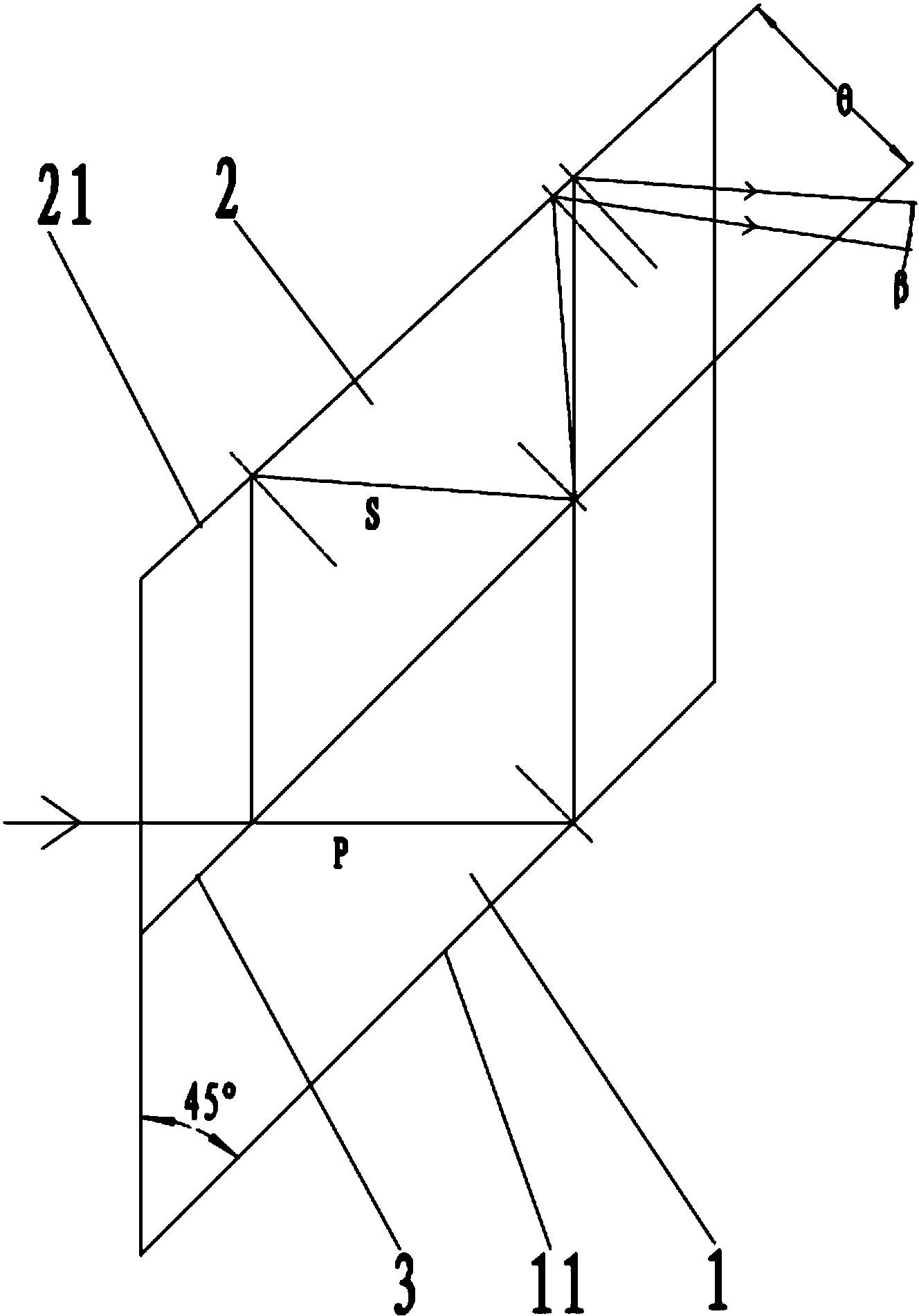 cn208444034u_一种楔形pbs结构有效
