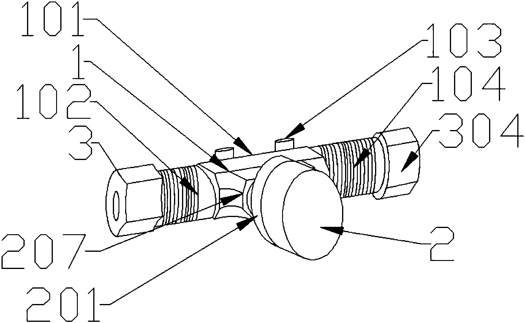 cn208487312u_一种多管路液压管有效