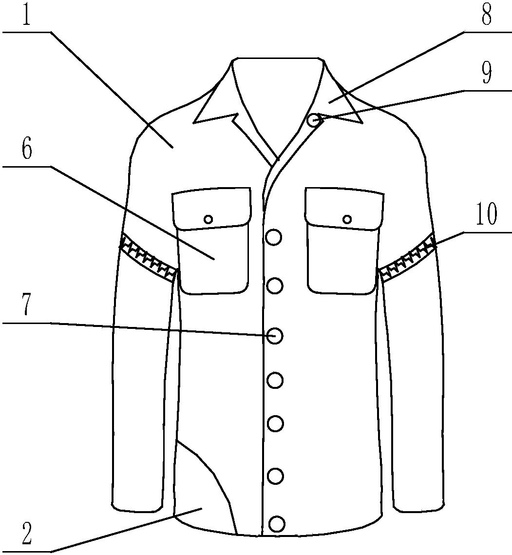 cn208490909u_一种多层分体可拆卸式迷彩服有效