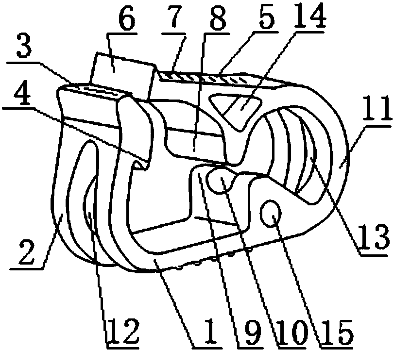 输液管s仿形易复位止流夹