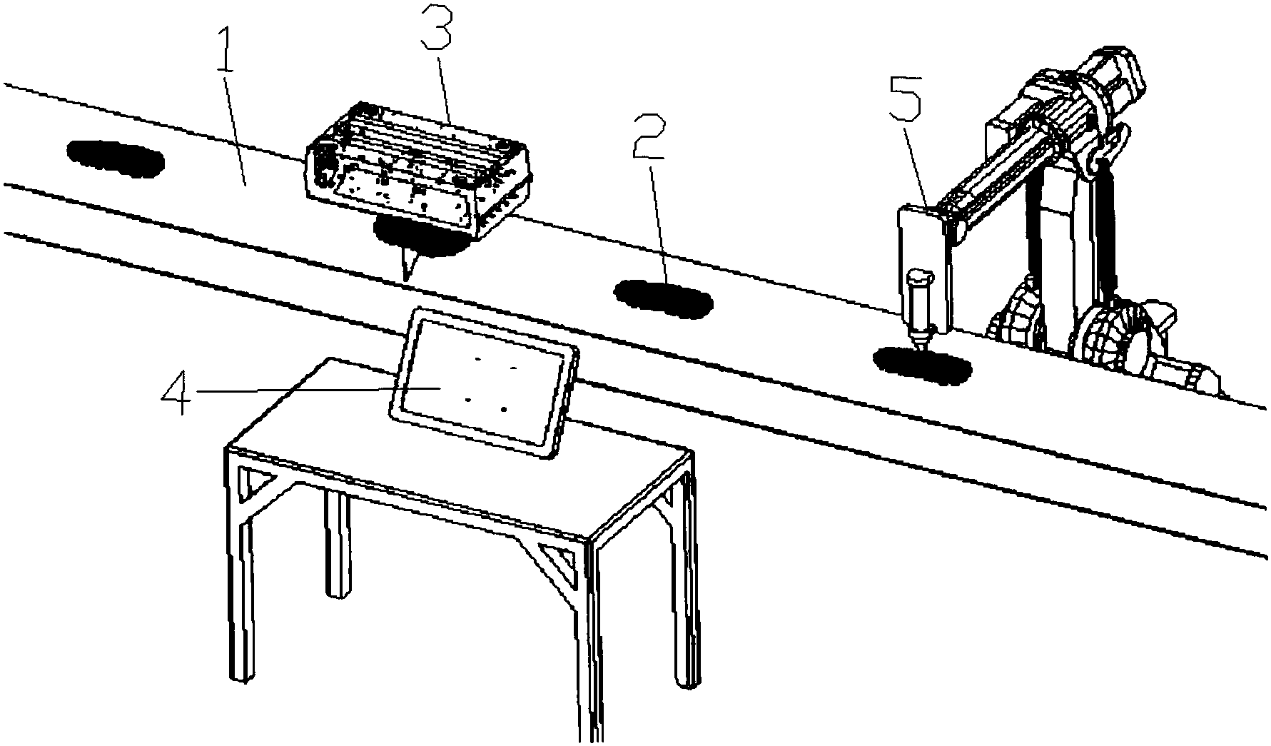 cn208497017u_一种基于3d视觉的机器人的自动加工系统有效