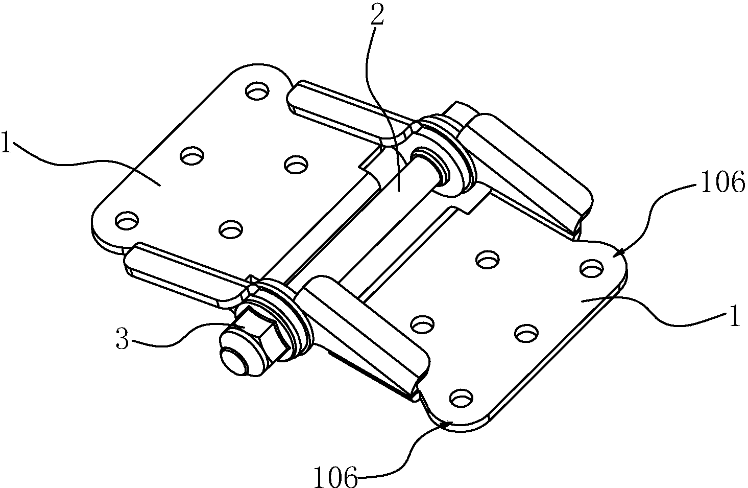 一种用于电动床床板连接的铰链机构及电动床专利_专利查询 - 天眼查