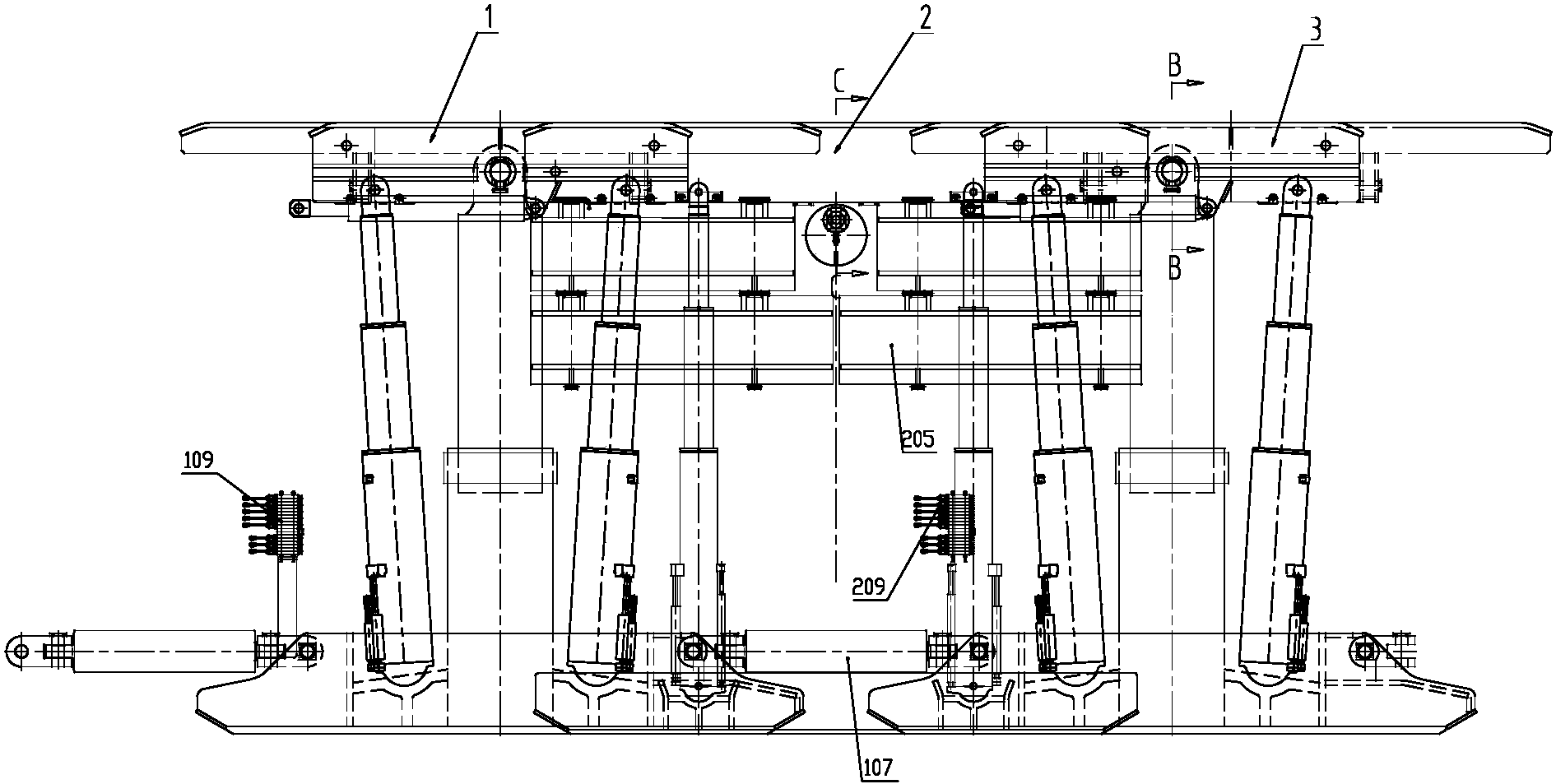 cn208518693u_一种具有全断面防护防冲作用的超前液压支架有效