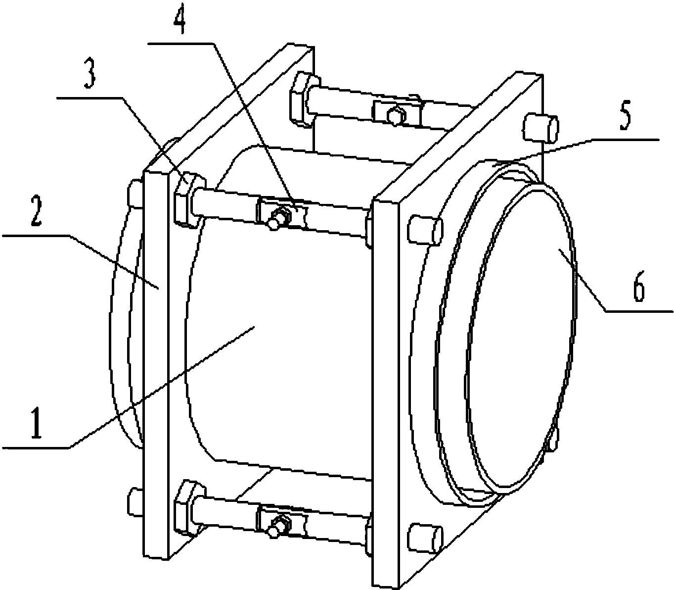 一种通风管道连接装置