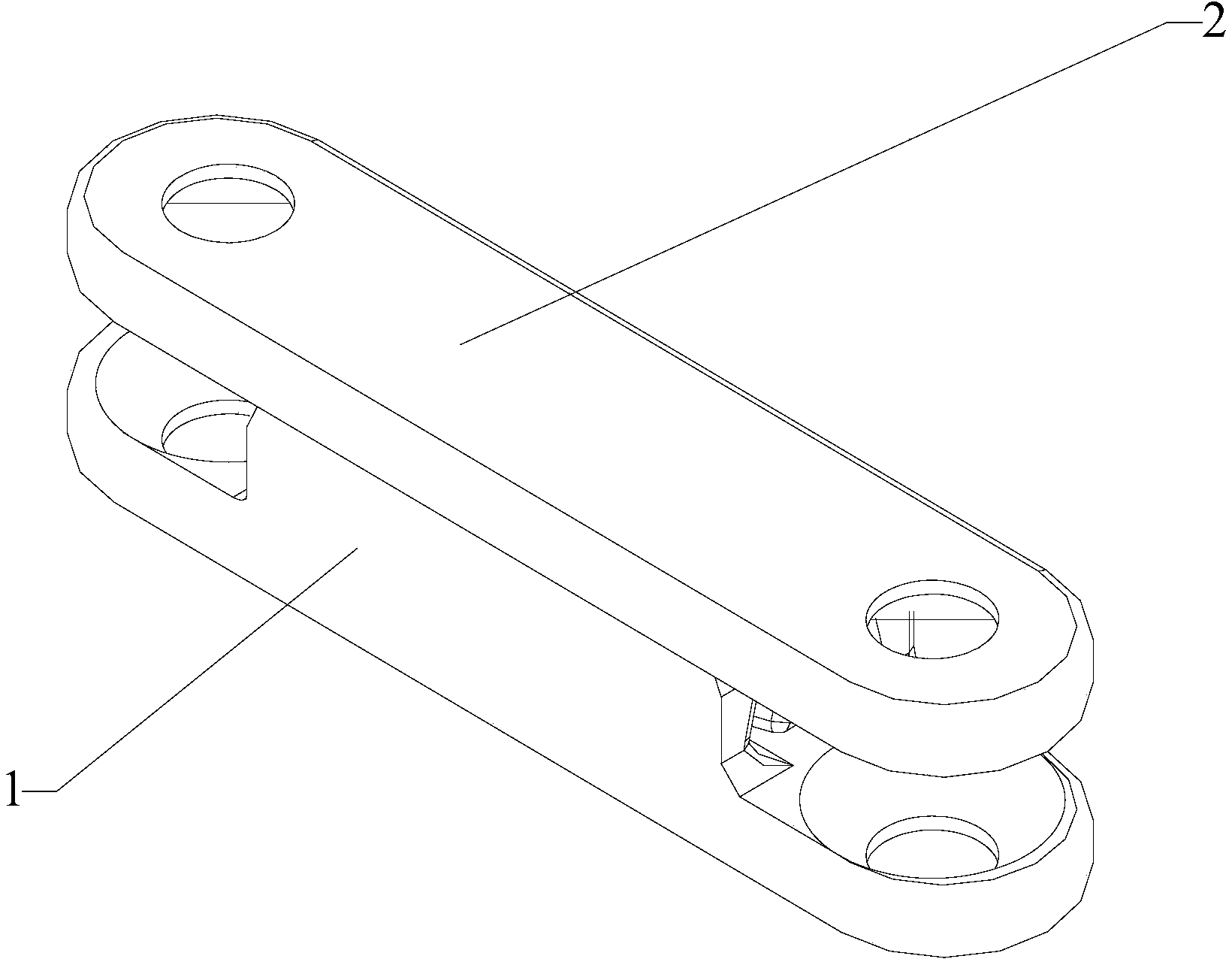 一种木板隐形连接件