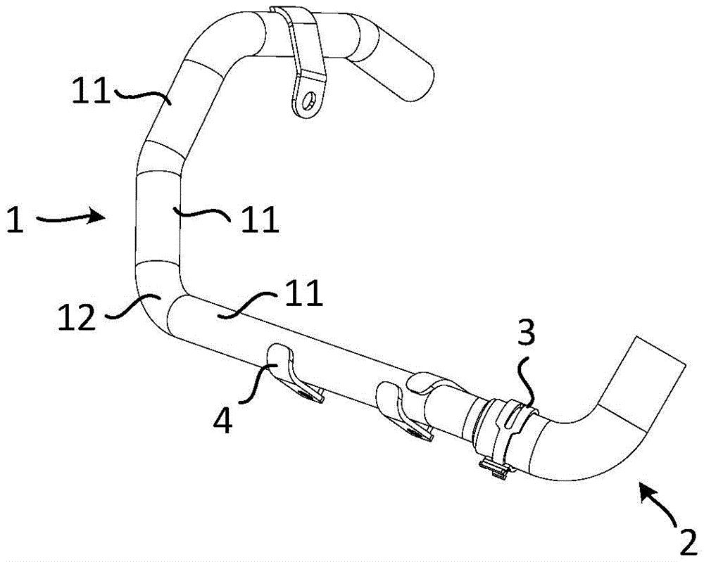 一种发动机水管管路总成